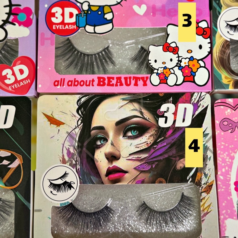  مژه سه بعدی 