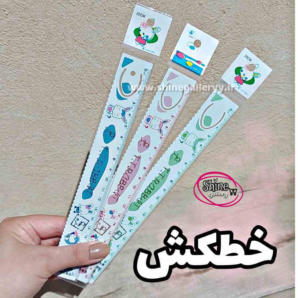  خط کش و بوک مارک فلزی خرگوشی 